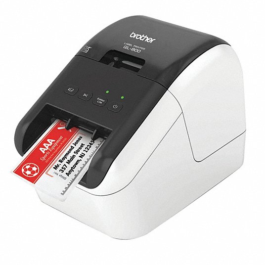 Brother QL-810W as an option for barcode label printers