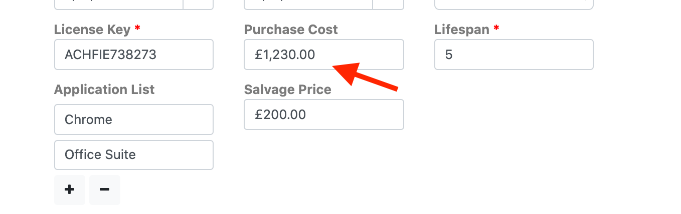 Currency Field