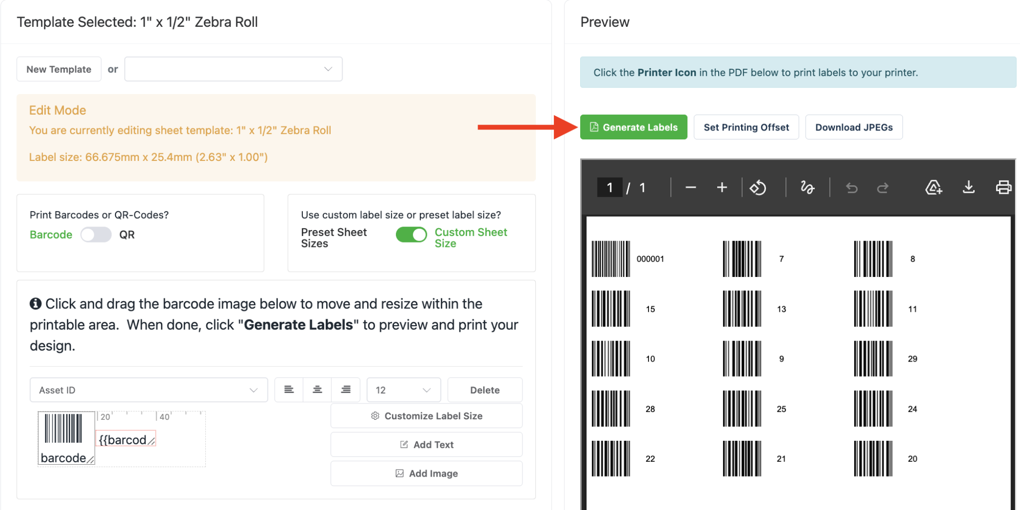 Generate tags