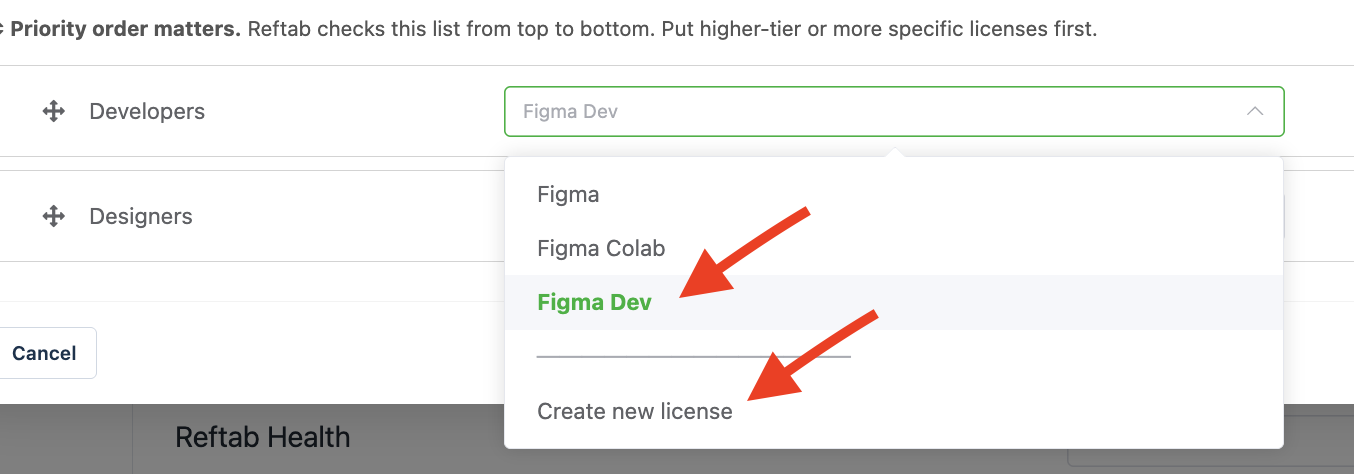 Reftab group creation option