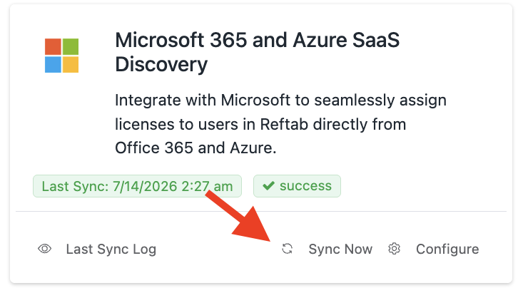 Sync your integration
