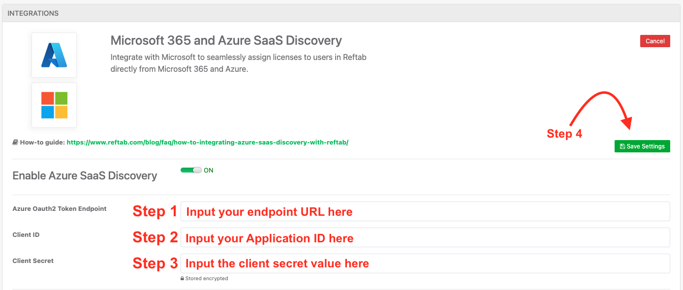 Refresh azure applications