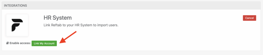HR system link myaccount