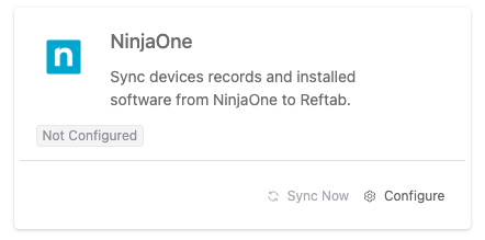 Ninjaone integration