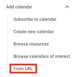 Add calender section