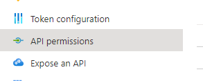 API permissions