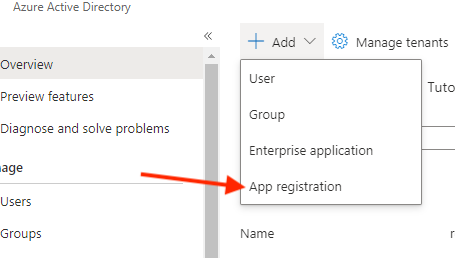 App registration