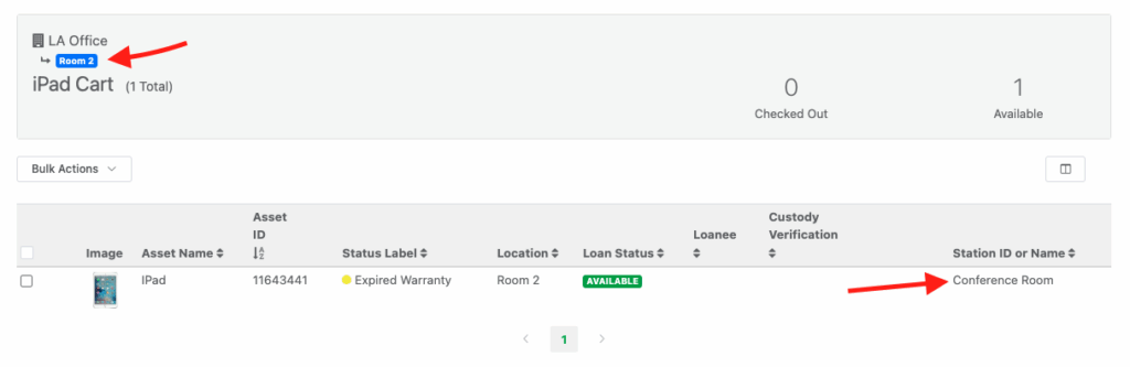 Automatically transferred location