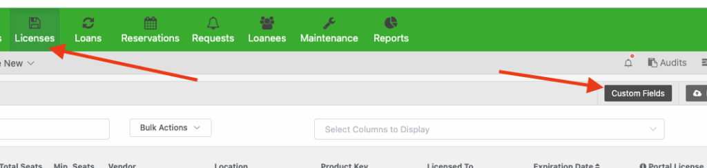Configuring unit cost value licenses