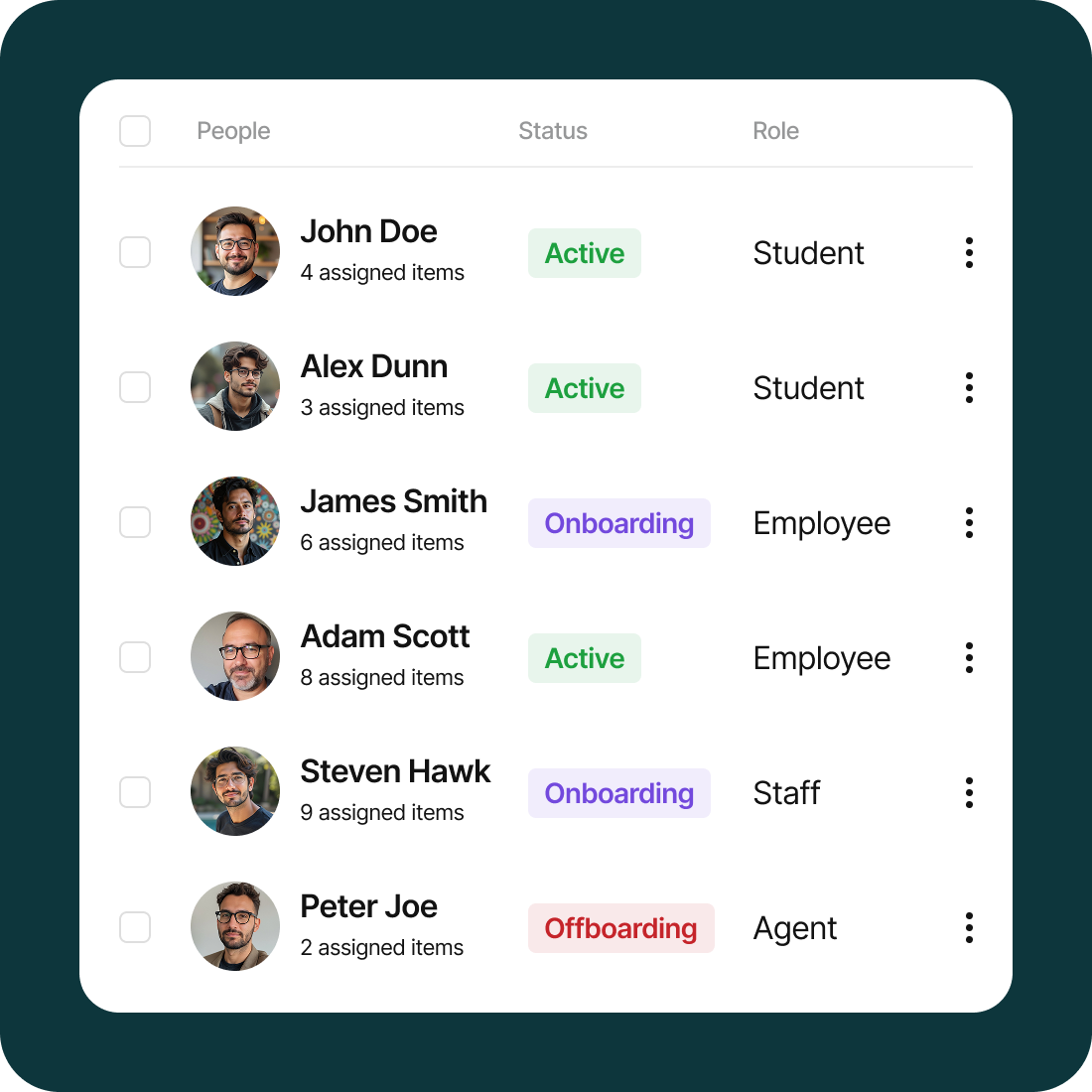 Control company devices