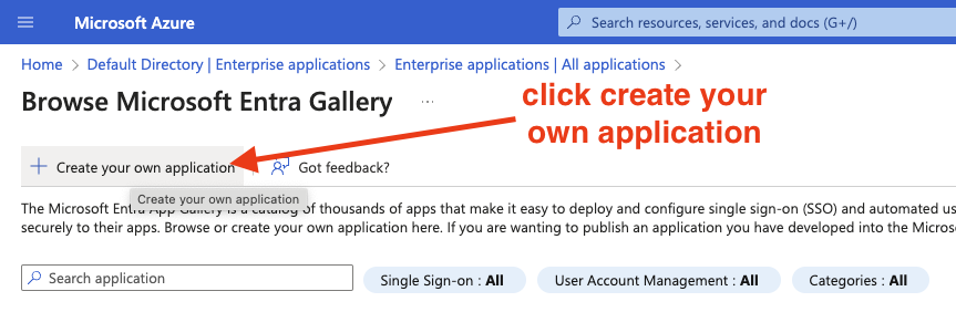 Create your own application