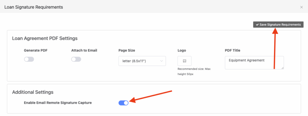 Email remote signature