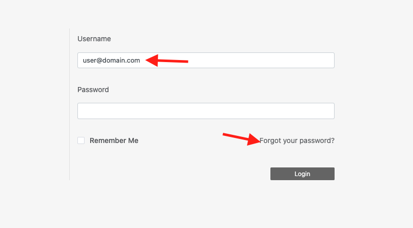 Users can reset their passwords