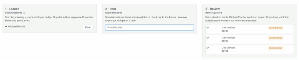 Inputting fields all assets