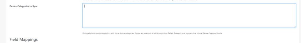 Limit categories to import