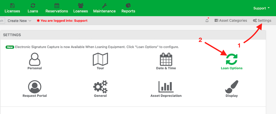 Maximum amount reservation days