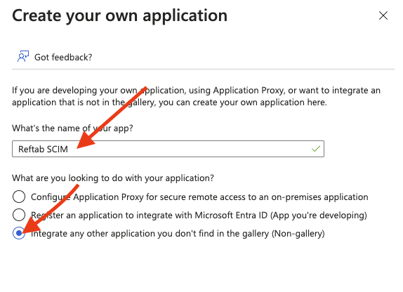 Name your application