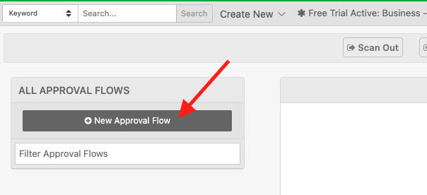 New approval flow
