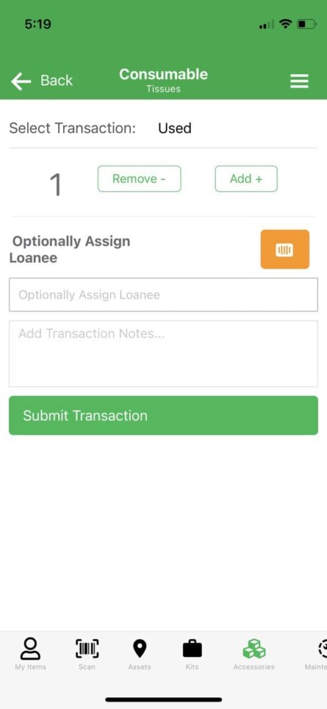 Reftab administrator custom transaction