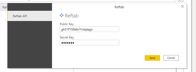 Reftab public key