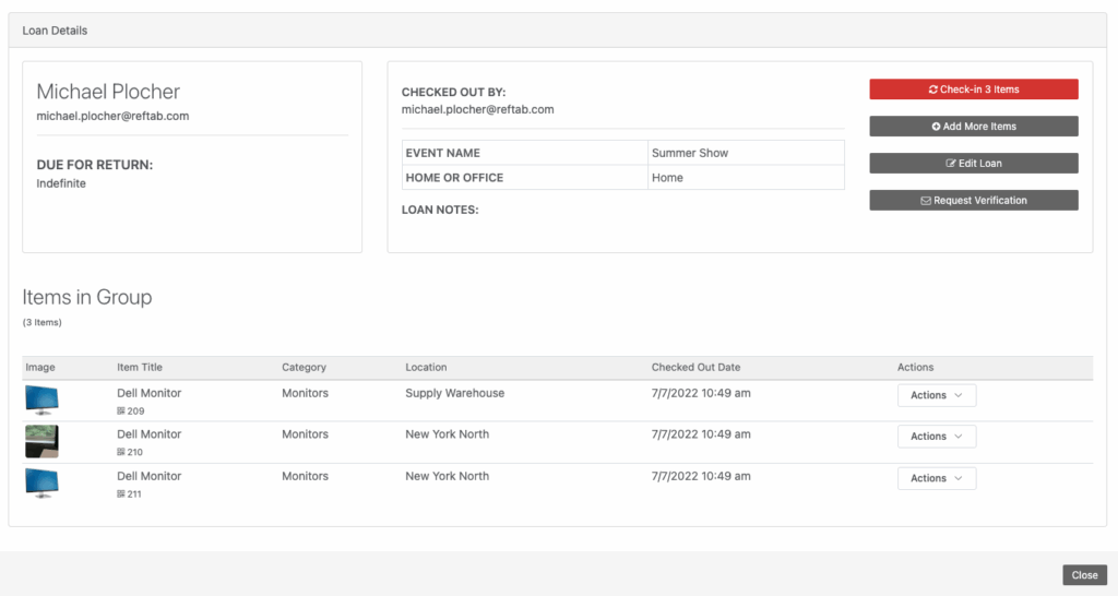 Request verification