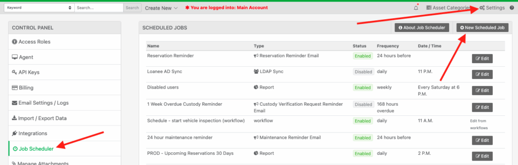 Setup an LDAP connection in Reftab