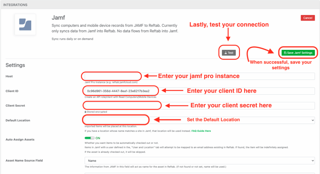 Test your connection