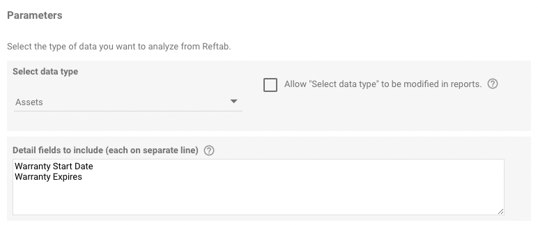 Warranty date expires