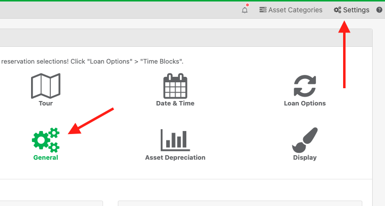 Reftab's general setting