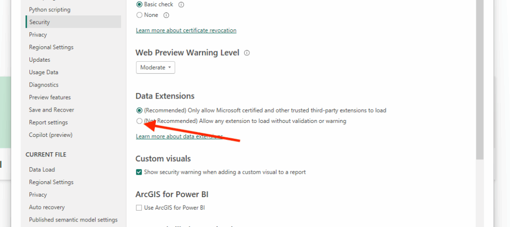 Allow any extension to load