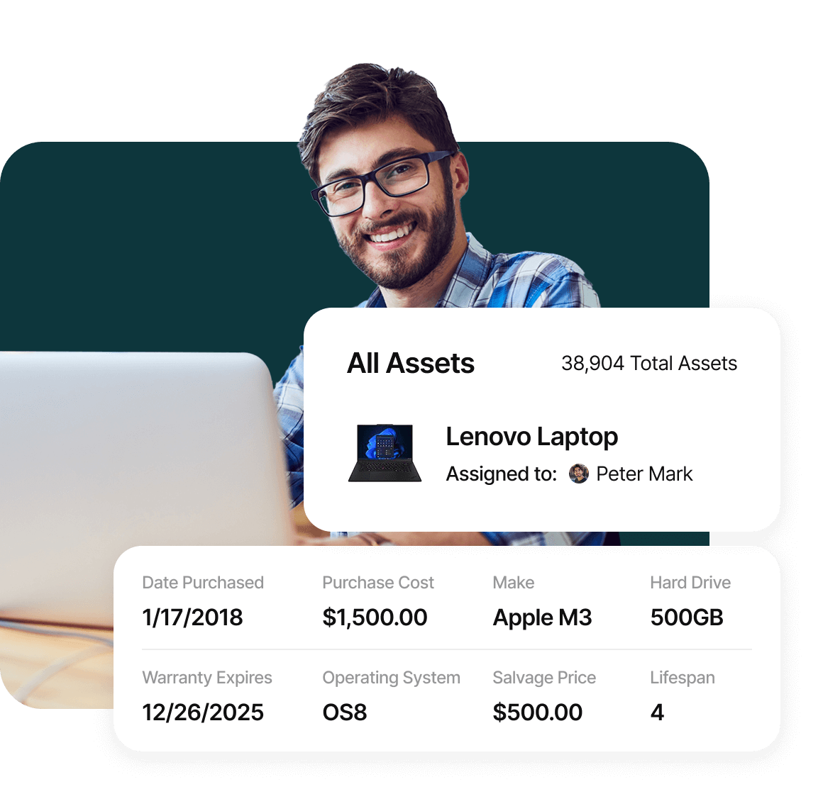 Easy-to-use and full featured asset management system