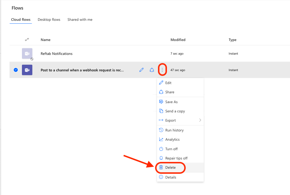 Find the original flow