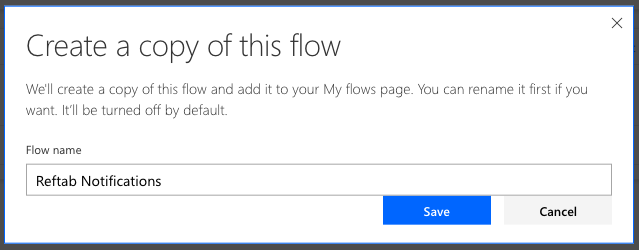 Giving our flow a new name