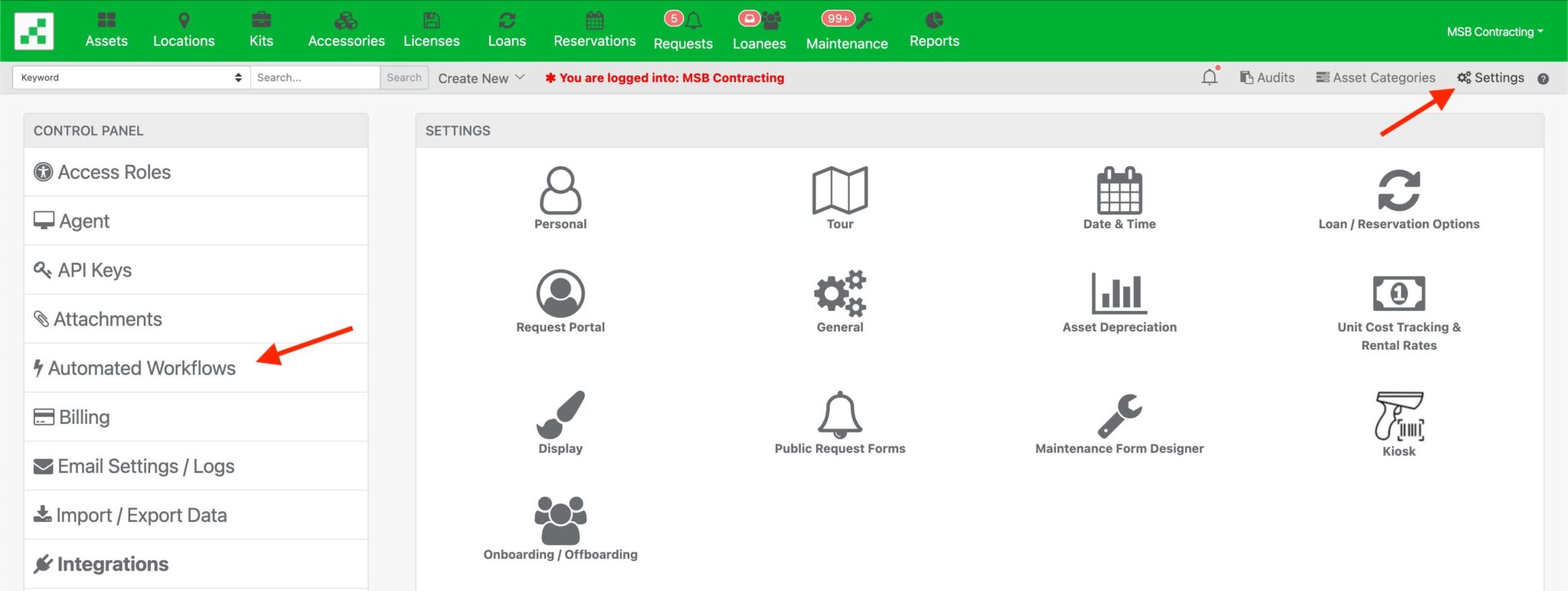 Head to automated workflows