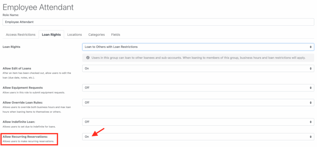 Required role based permission