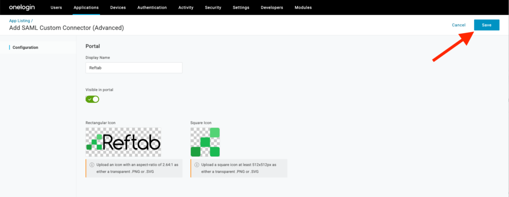Configure SAML SSO with OneLogin and Reftab