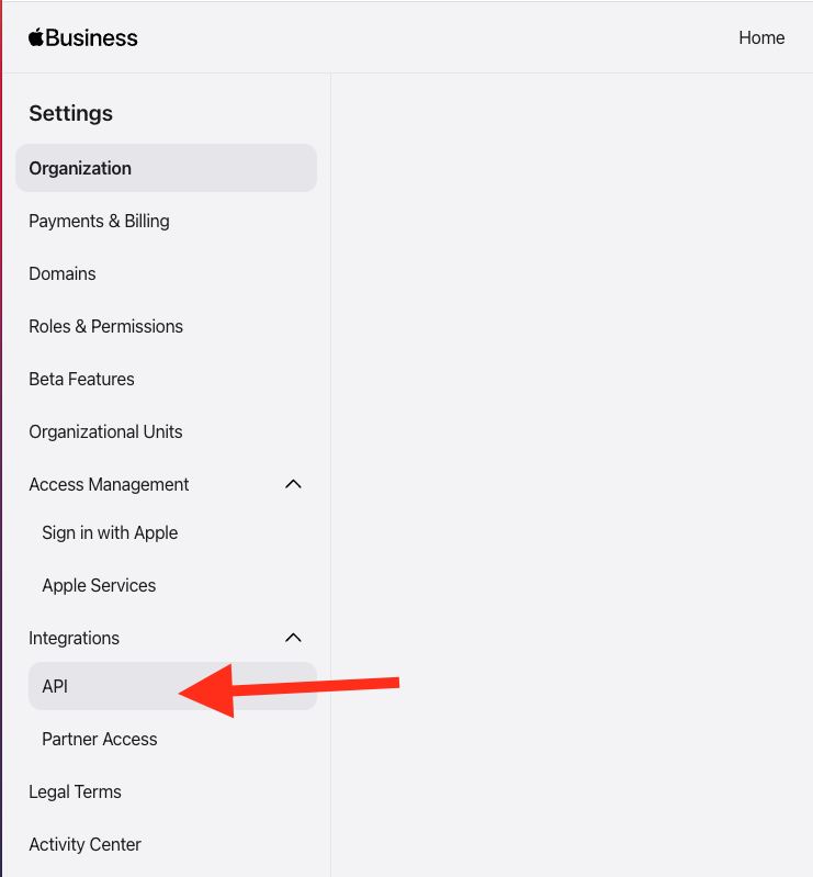 select api