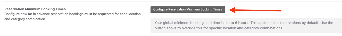 Reftab - Setting minimum reservation notices granular