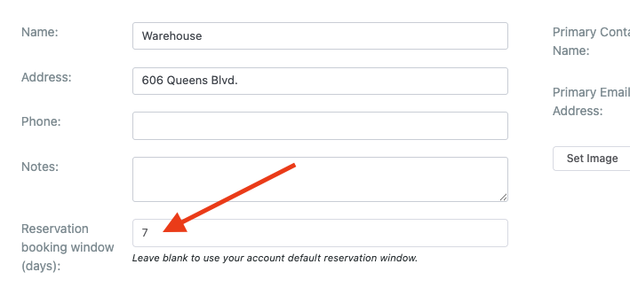 Reftab - booking window by location