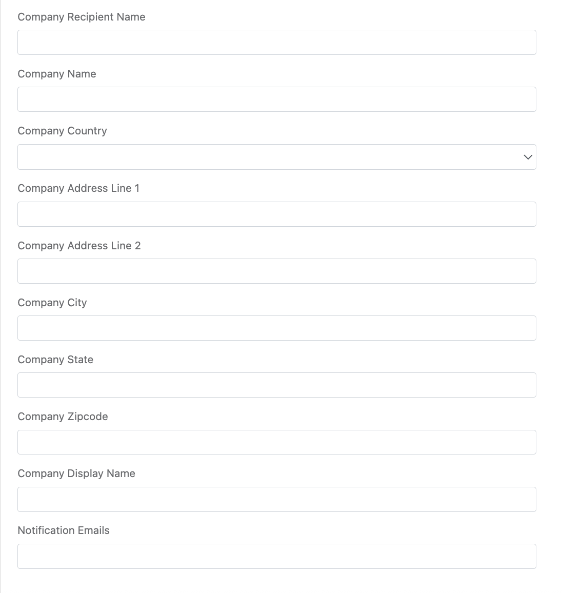 Company Information