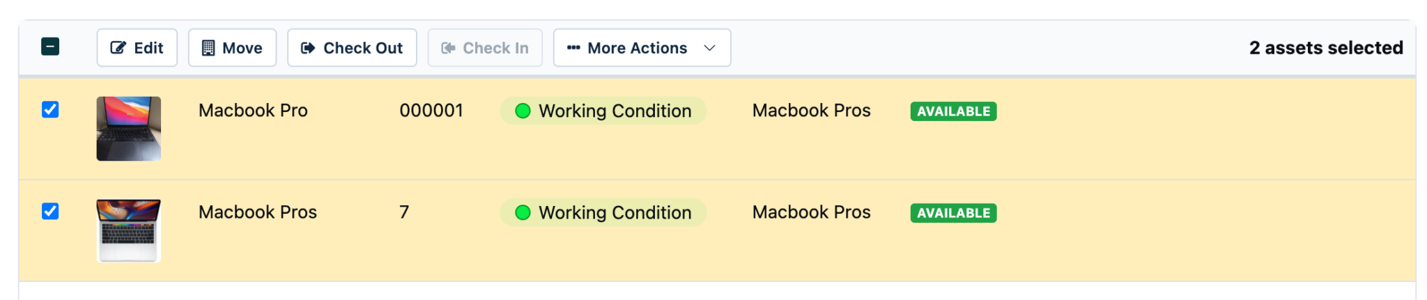 Refresh Bulk Actions
